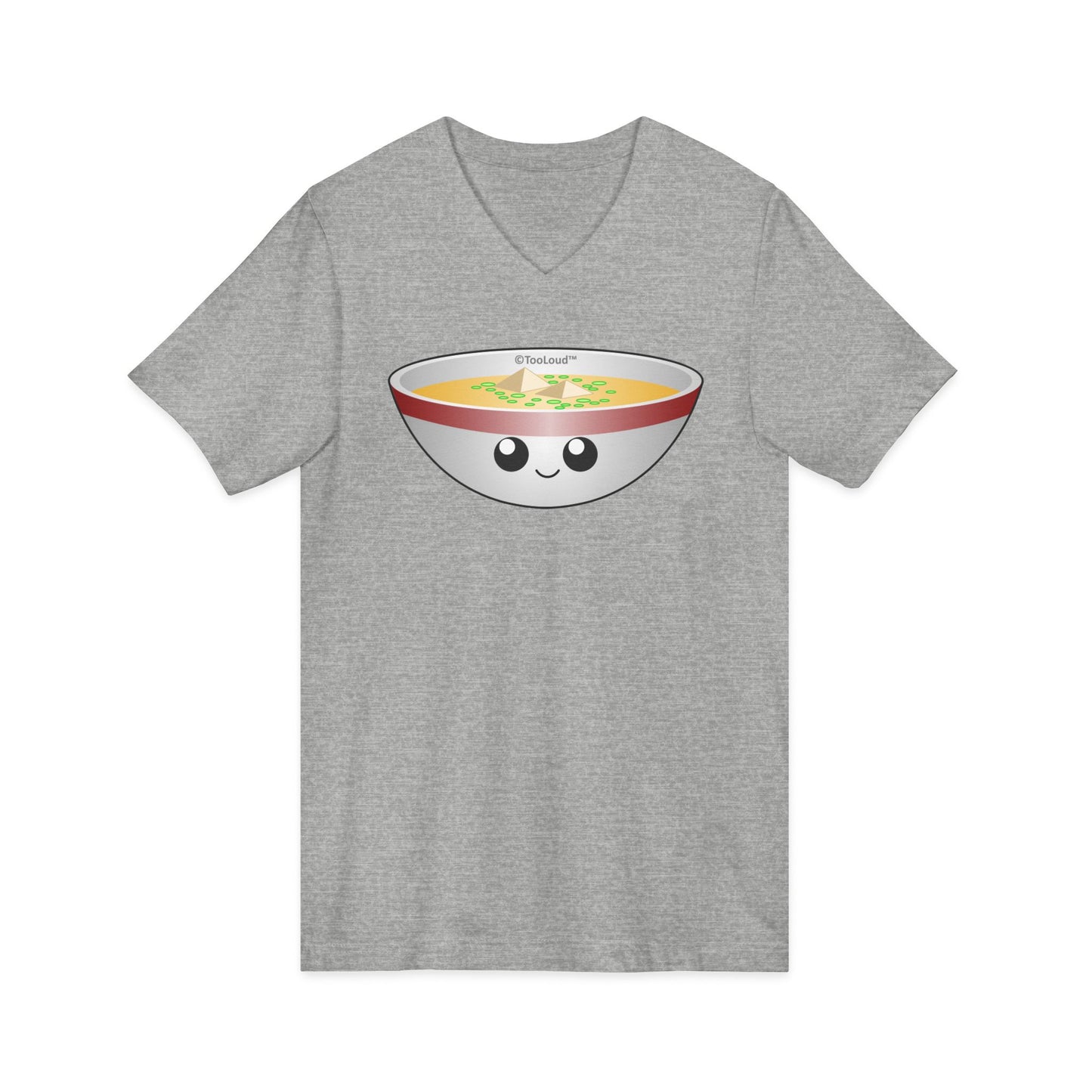 Unisex Jersey Short Sleeve V-Neck Tee