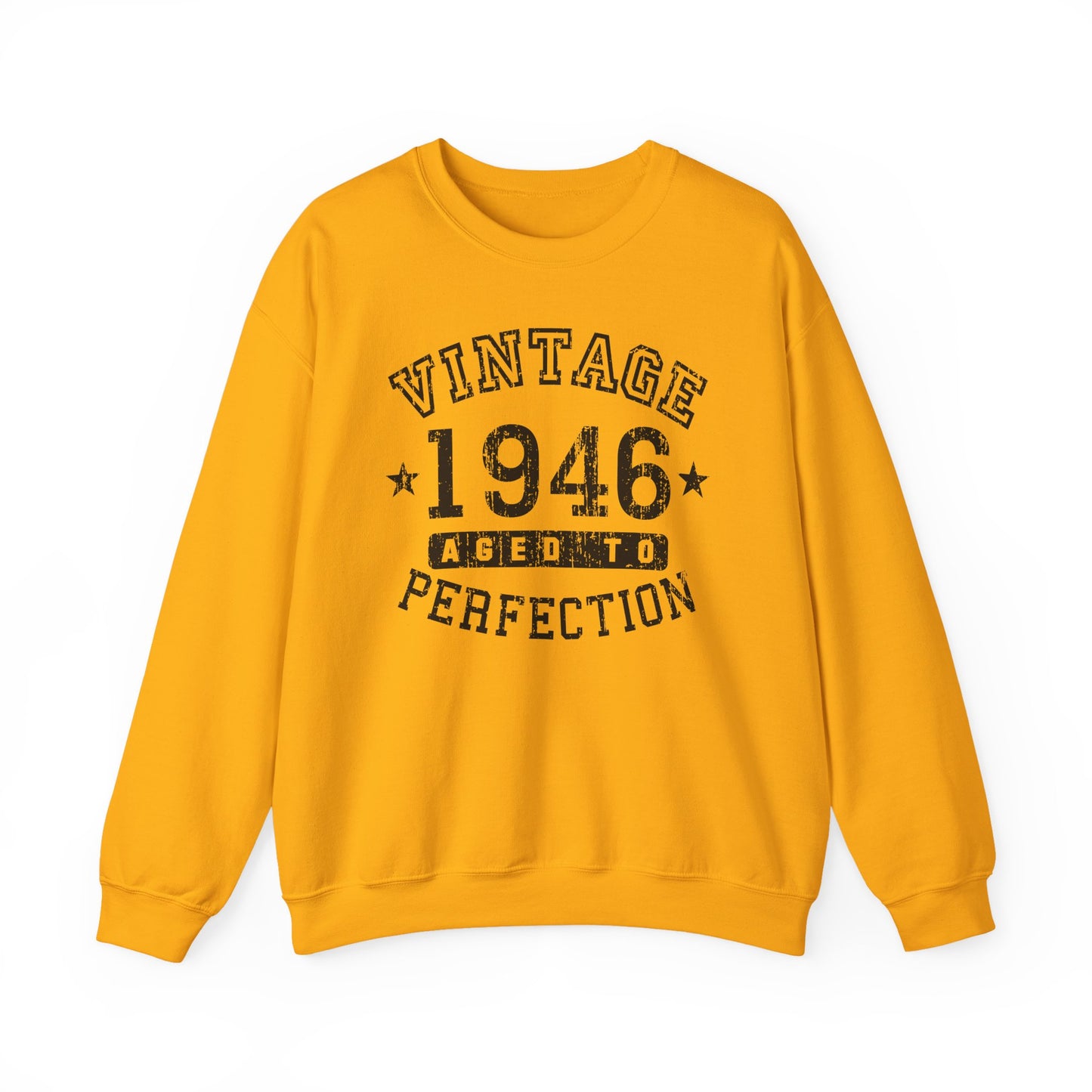 1946 - Vintage Birth Year Sweatshirt Adults Unisex by TOOLOUD