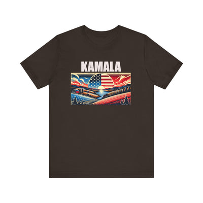 Kamala 2024 T-Shirt - Patriotic Print Landscape Sunset, Harris