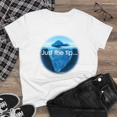 TooLoud Iceberg Just The Tip Women's Cotton T-Shirt