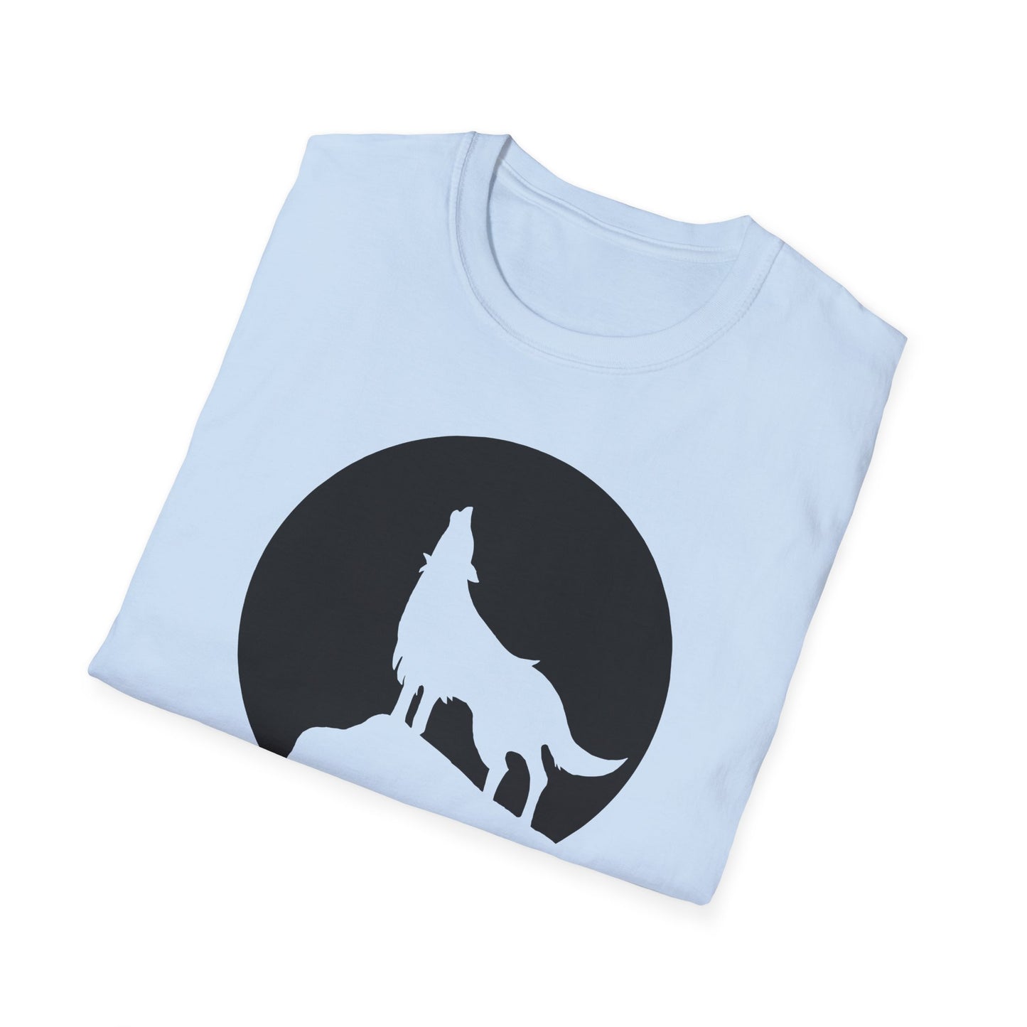 Wolf Howling at the Moon – Design #1 Women’s T-Shirt by TOOLOUD
