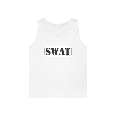 TOOLOUD SWAT Team Logo - Text #2 Unisex Tank Top Heavy Cotton