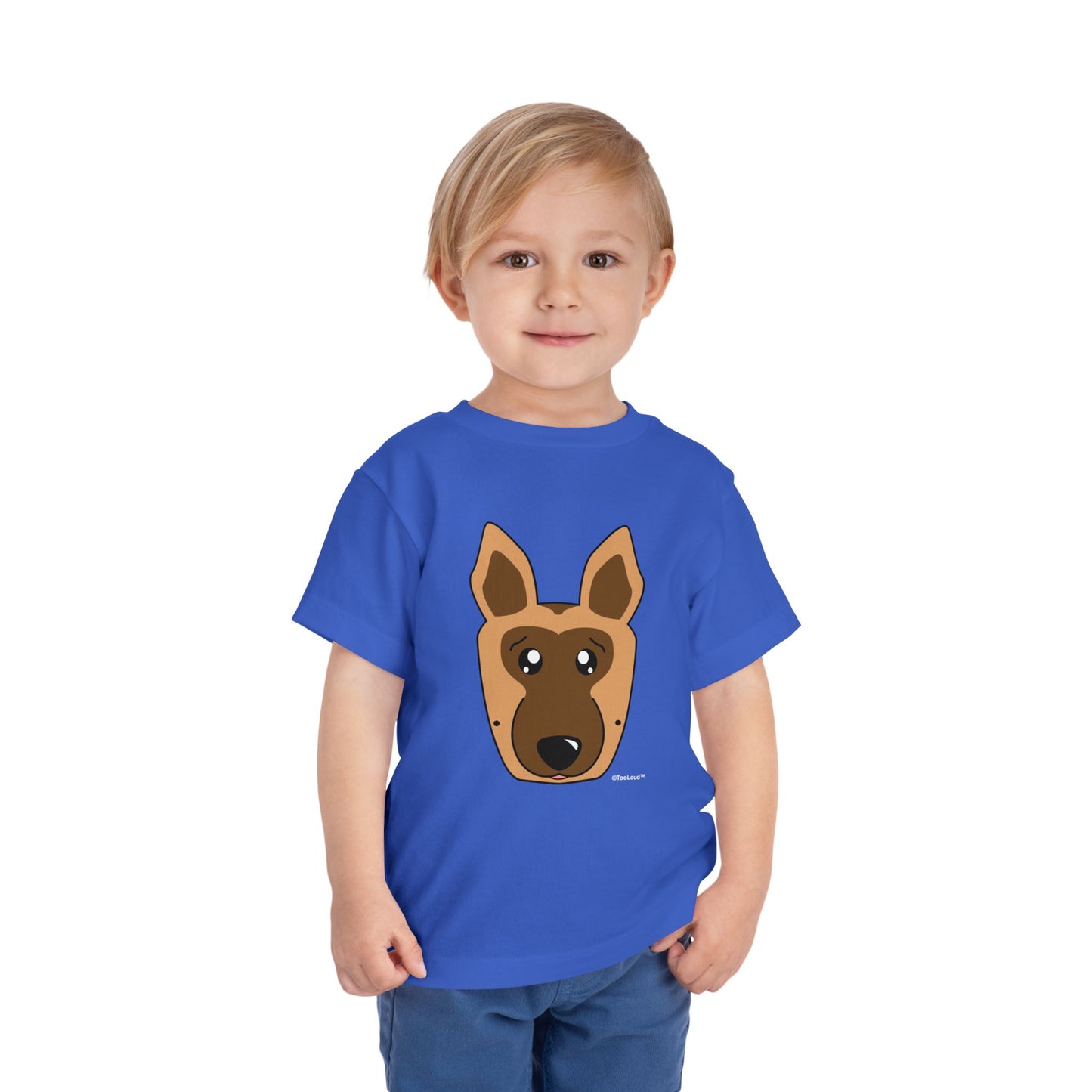 Cute German Shepherd Dog Toddler T-Shirt by TOOLOUD
