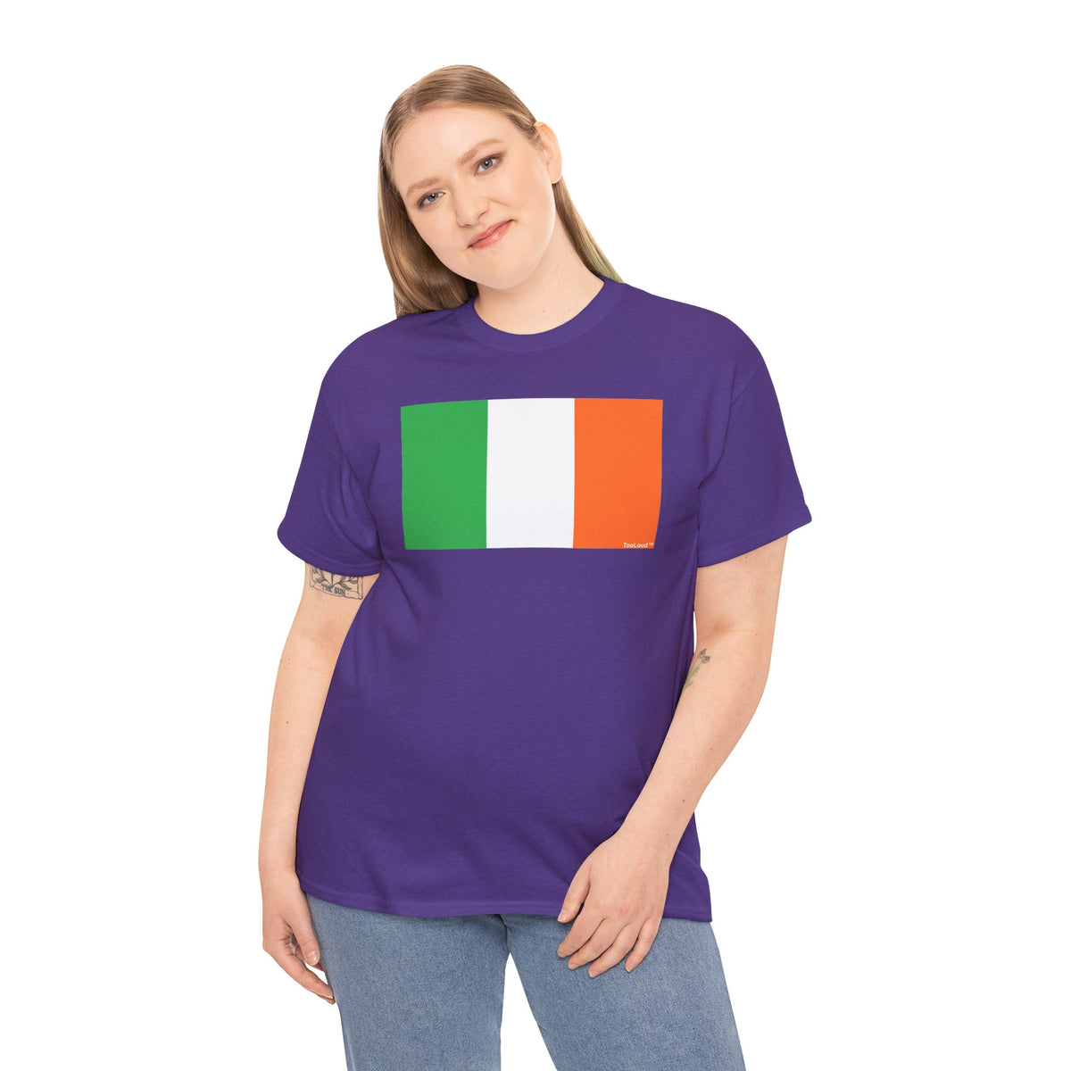 Irish Flag – Flag of Ireland Adult Dark T-Shirt by TOOLOUD