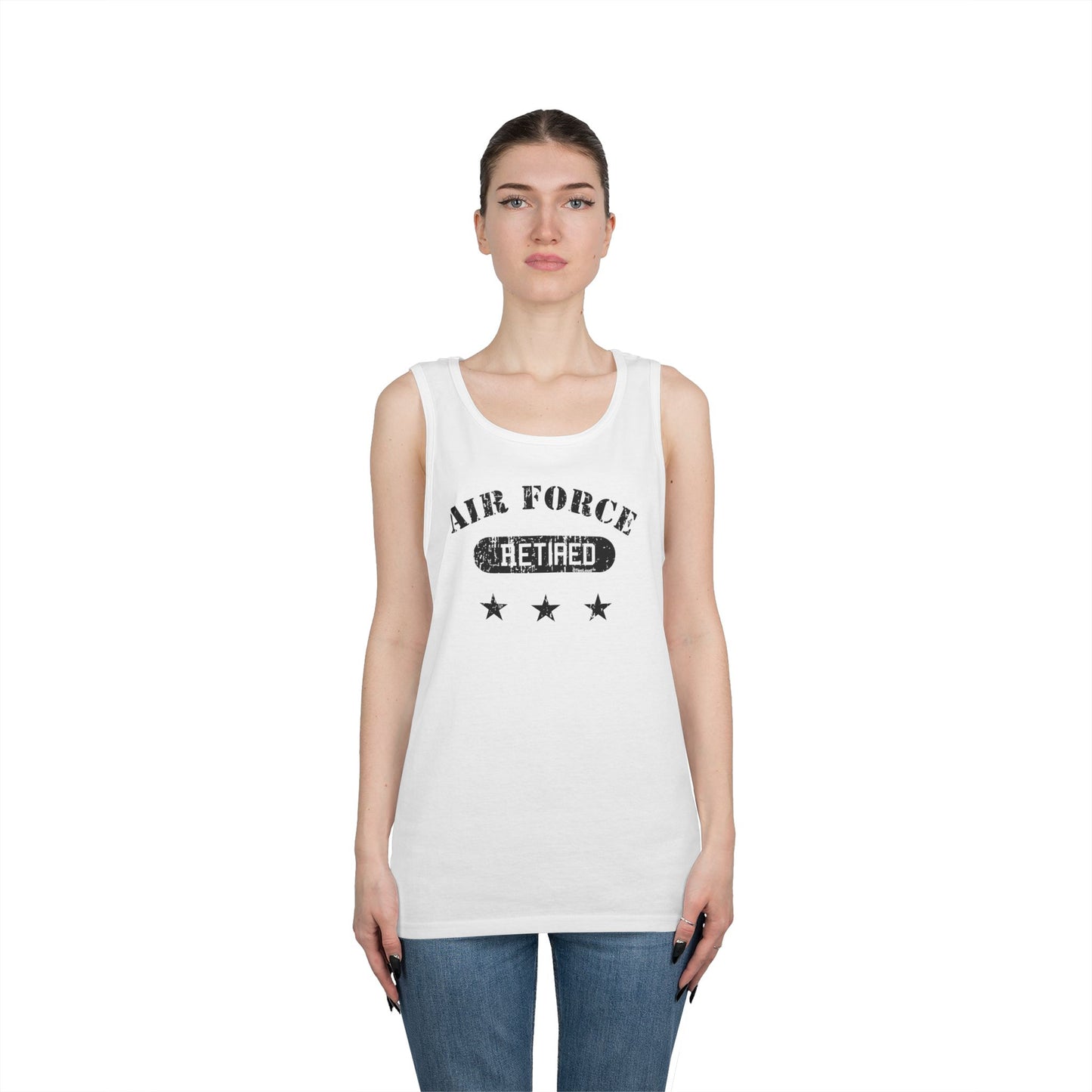 Retired Air Force Loose Tank Top Unisex by TOOLOUD