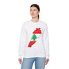 TooLoud Lebanon Flag Silhouette Unisex Sweatshirt