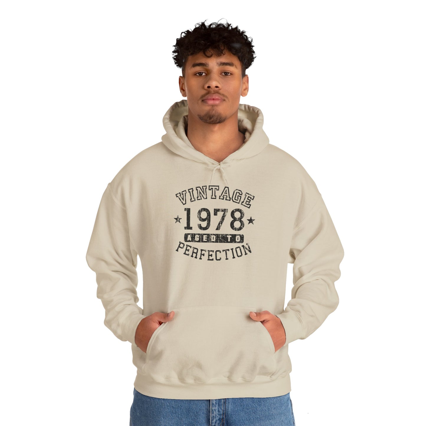 TooLoud 1978 - Vintage Birth Year Unisex Hoodie Sweatshirt