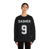 TooLoud Reindeer Jersey - Dasher 9 Adult Dark Sweatshirt