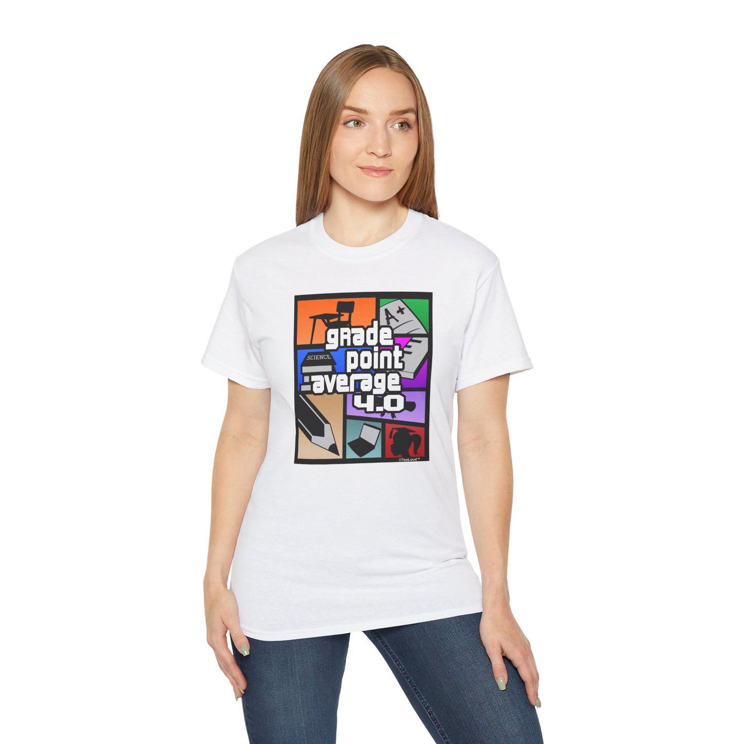 GPA 4 – Grade Point Average Unisex T-Shirt by TOOLOUD
