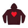 TOOLOUD Big Red Heart Valentine's Day Hoodie Sweatshirt – Romantic & Cozy Gift