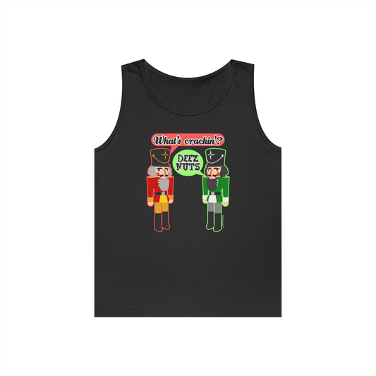 What's Crackin - Deez Nuts Dark Loose Tank Top by TOOLOUD