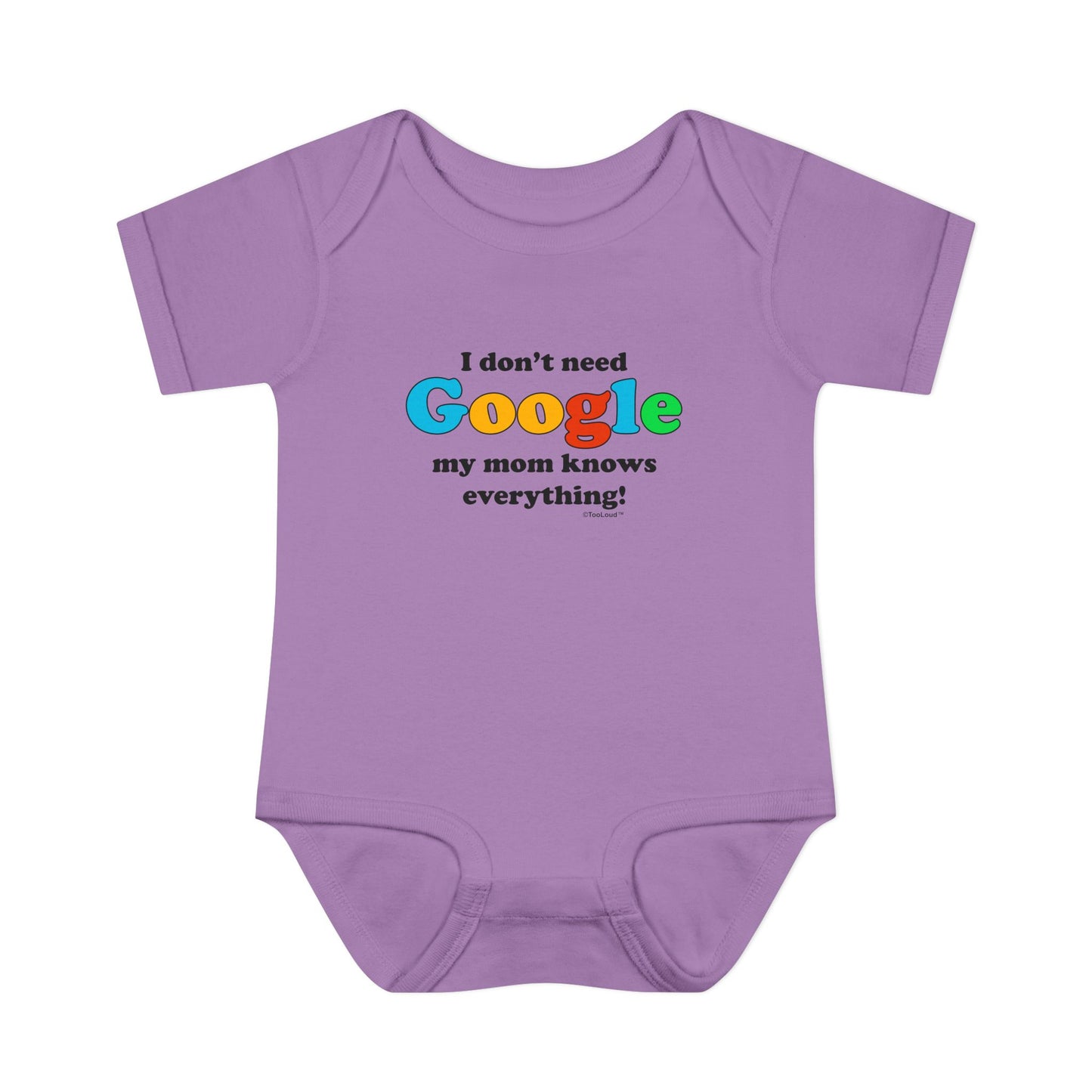 I Don't Need Google - Mom Baby Romper Bodysuit by TOOLOUD