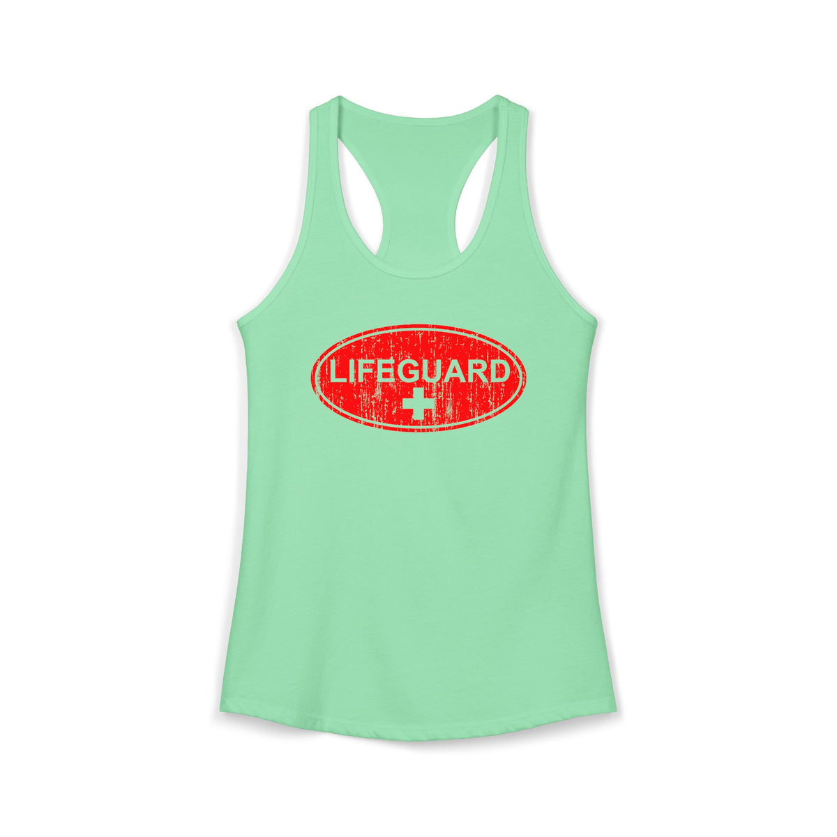 Lifeguard Womens Racerback Tank Top Shirt by TOOLOUD
