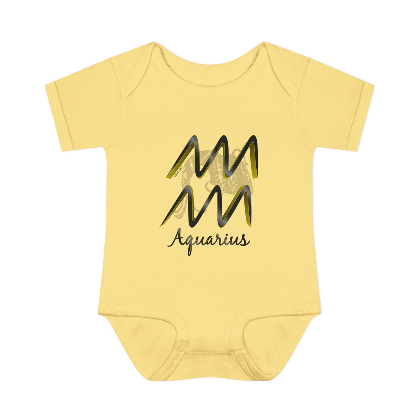 Aquarius Symbol Baby Romper Bodysuit by TOOLOUD