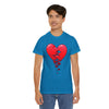 Crumbling Broken Heart Adult Unisex T-Shirt Tee