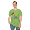 Cute Elephant with Balloons Unisex Adult T-Shirt by TOOLOUD