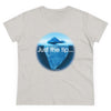 TooLoud Iceberg Just The Tip Women's Cotton T-Shirt