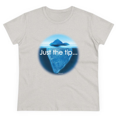 TooLoud Iceberg Just The Tip Women's Cotton T-Shirt