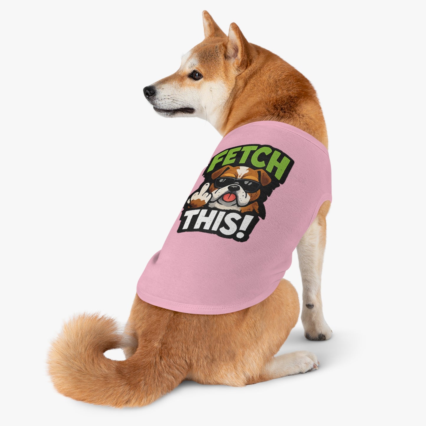 Fetch This! Middle Finger Dog Shirt by TOOLOUD