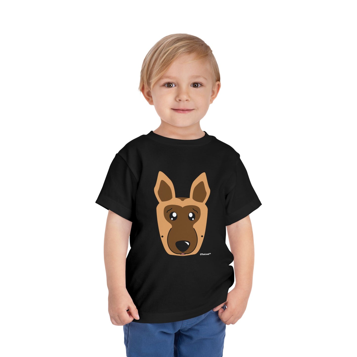 Cute German Shepherd Dog Toddler T-Shirt by TOOLOUD