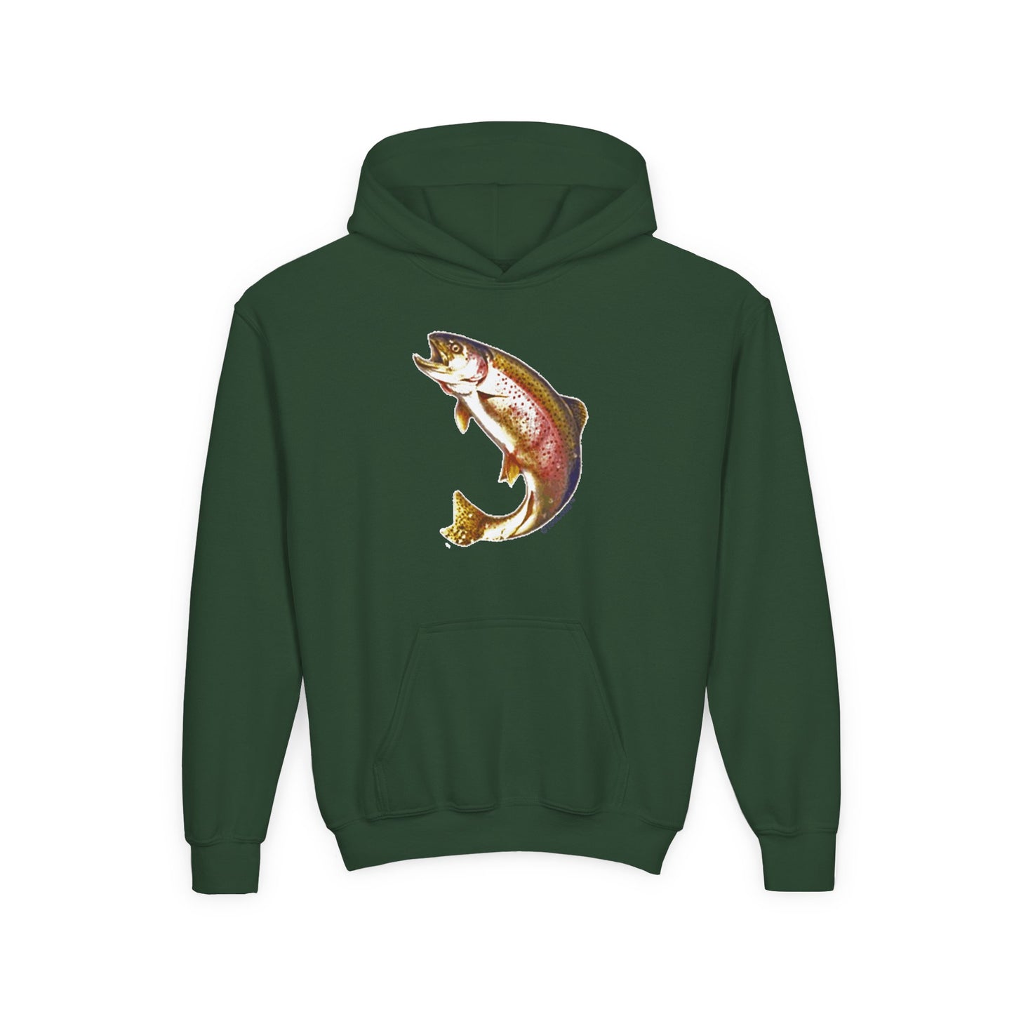 Rainbow Trout Youth Children’s Hoodie Sweatshirt by TOOLOUD
