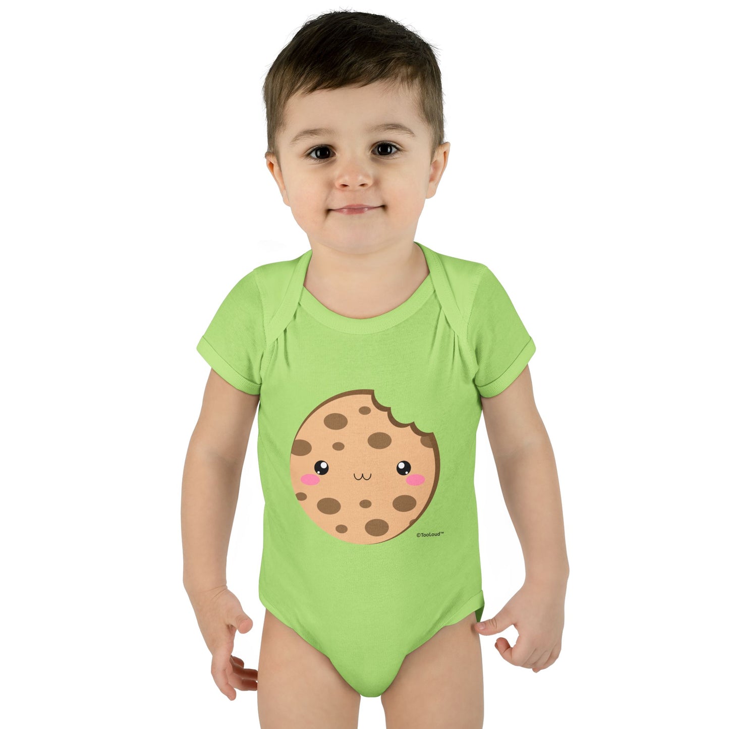 Cute Matching Milk and Cookie Design – Cookie Baby Romper Bodysuit by TOOLOUD