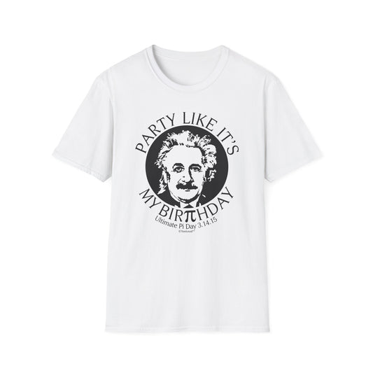 Pi Day and Birthday Adult T-Shirt Design by TOOLOUD