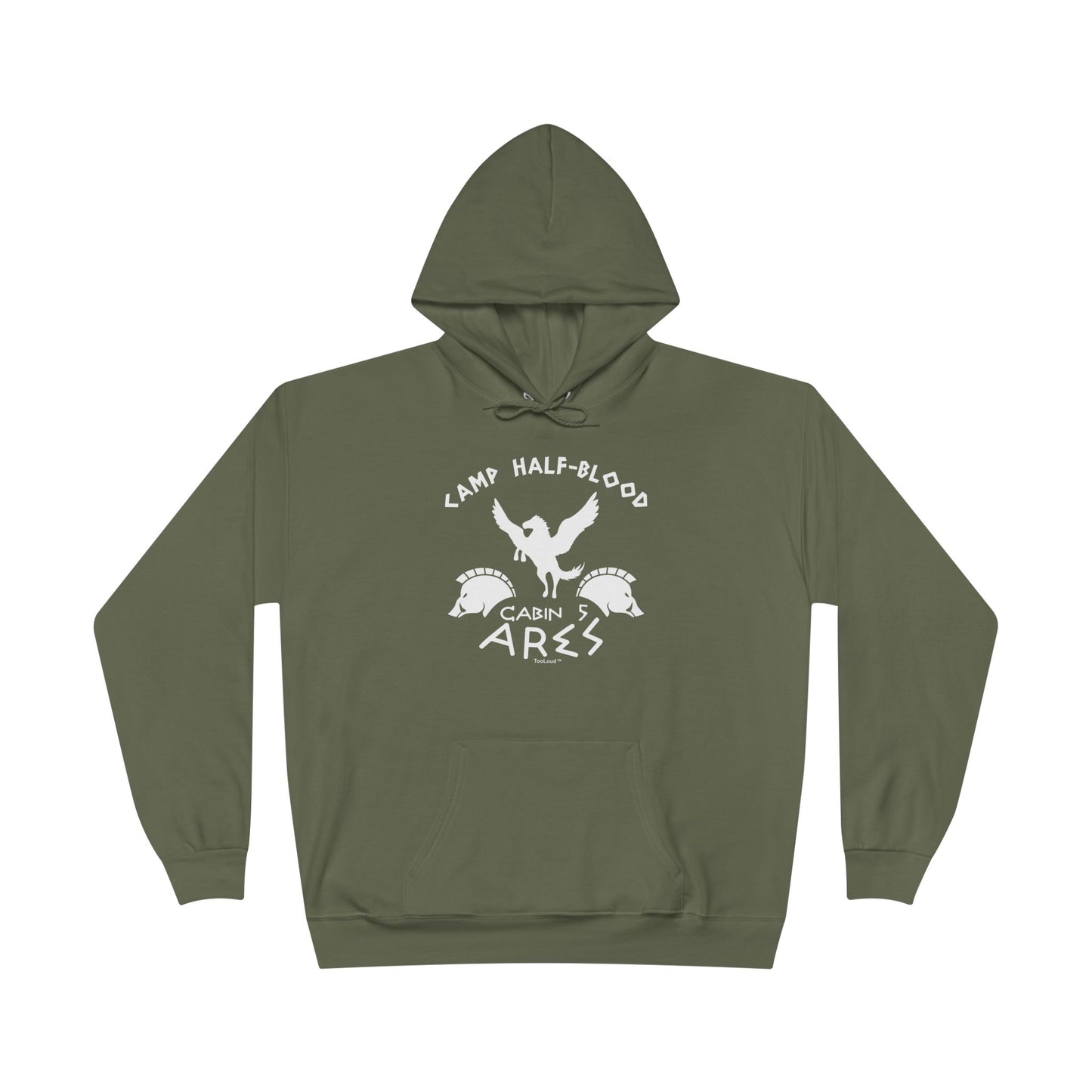 Camp Half Blood Cabin 5 Ares Dark Color Hoodie Sweatshirt by TOOLOUD