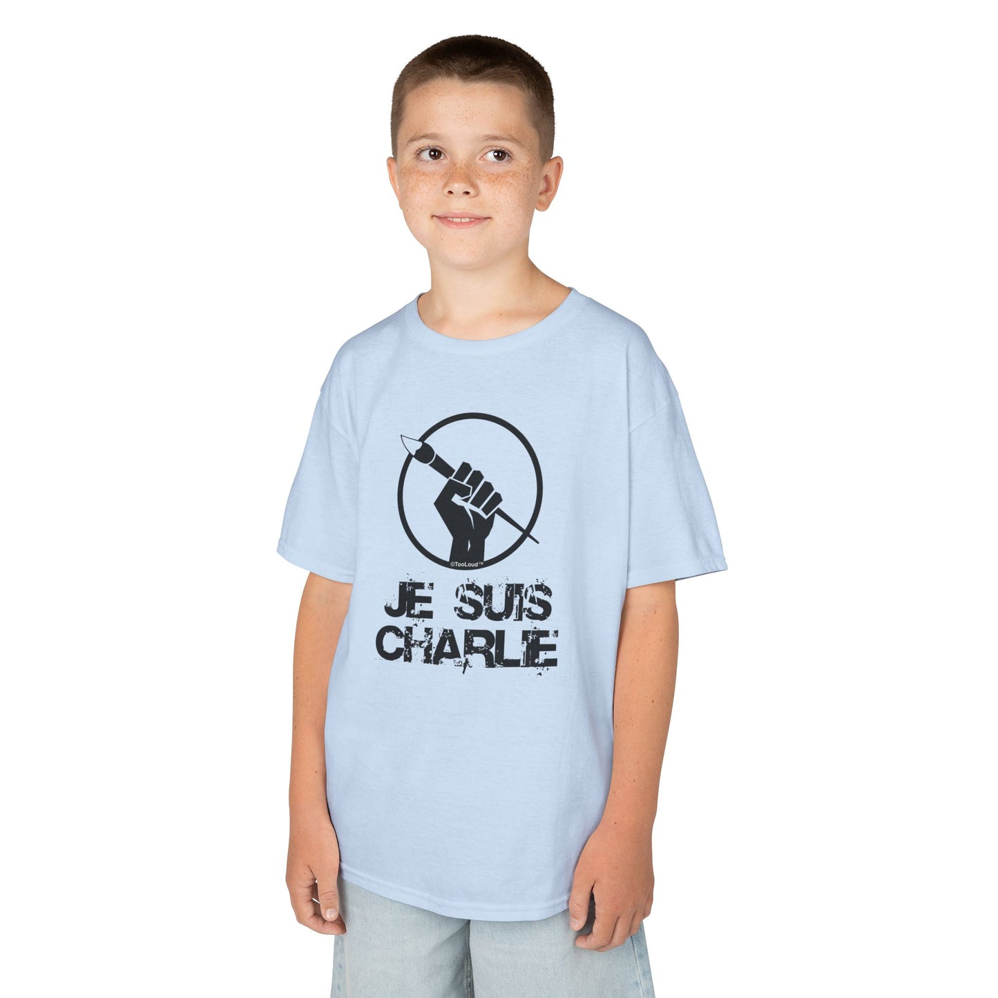 Je Suis Charlie Children's Heavy T-Shirt by TOOLOUD