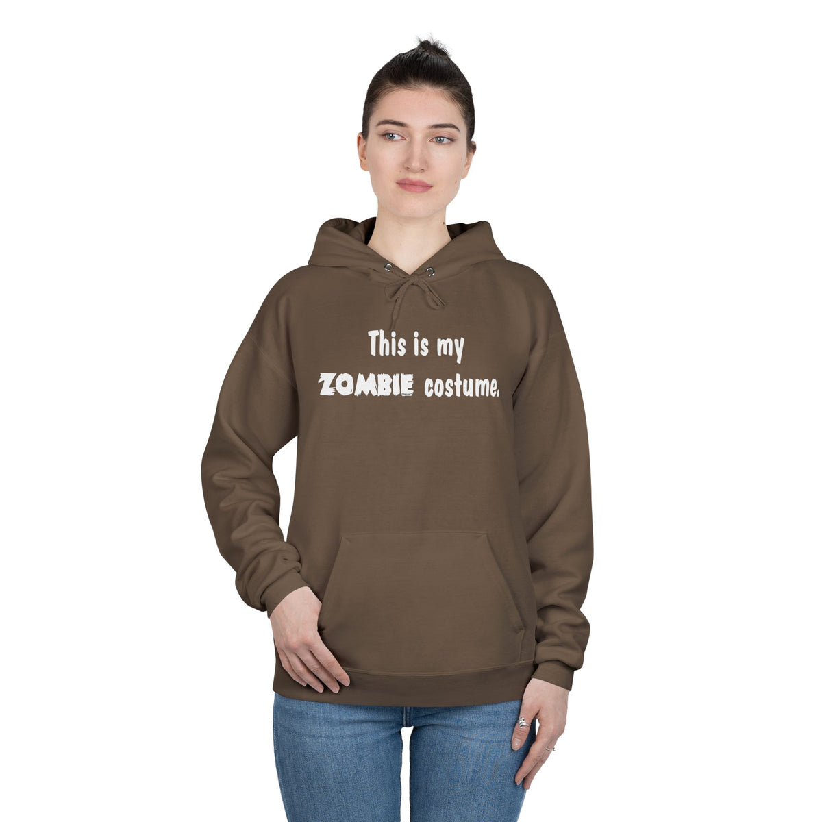This Is My Zombie Costume – Halloween Dark Pullover Hoodie Sweatshirt by TOOLOUD