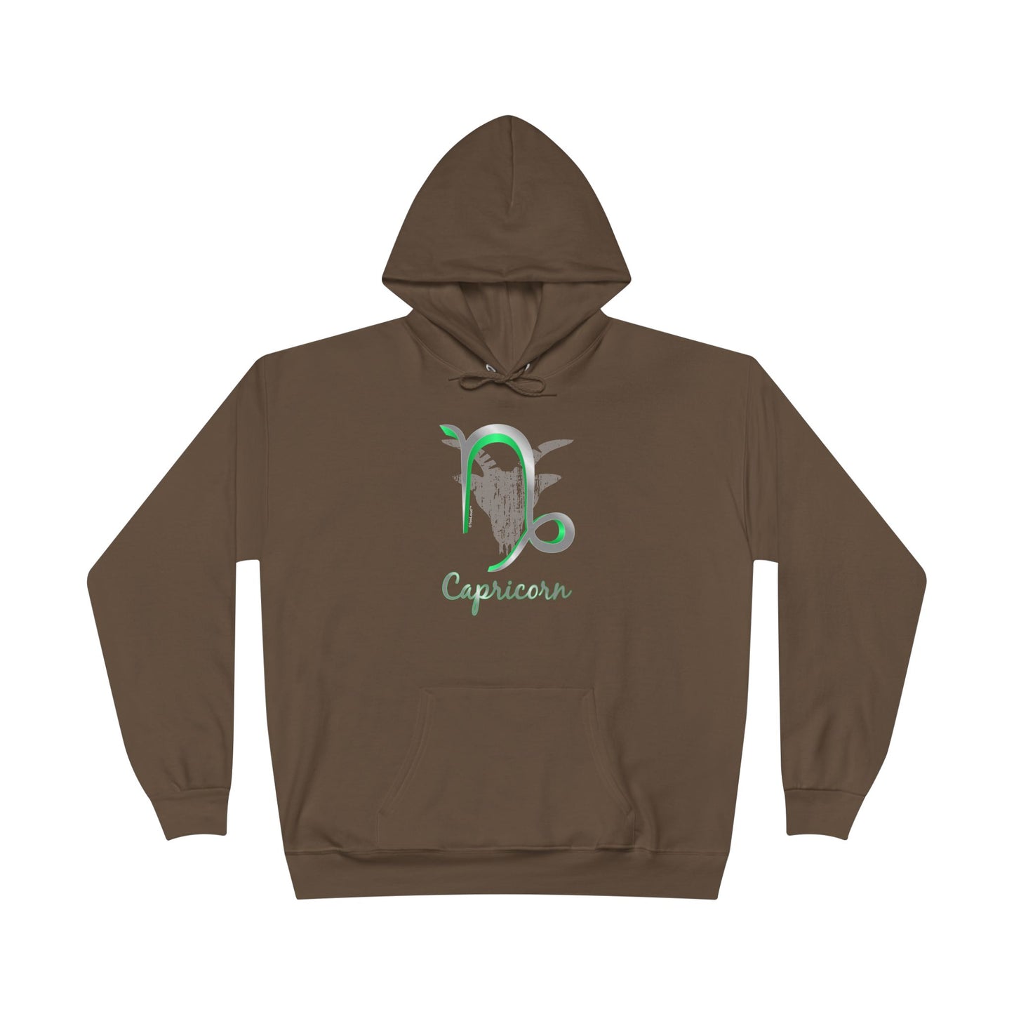Capricorn Symbol Dark Pullover Hoodie Sweatshirt by TOOLOUD™