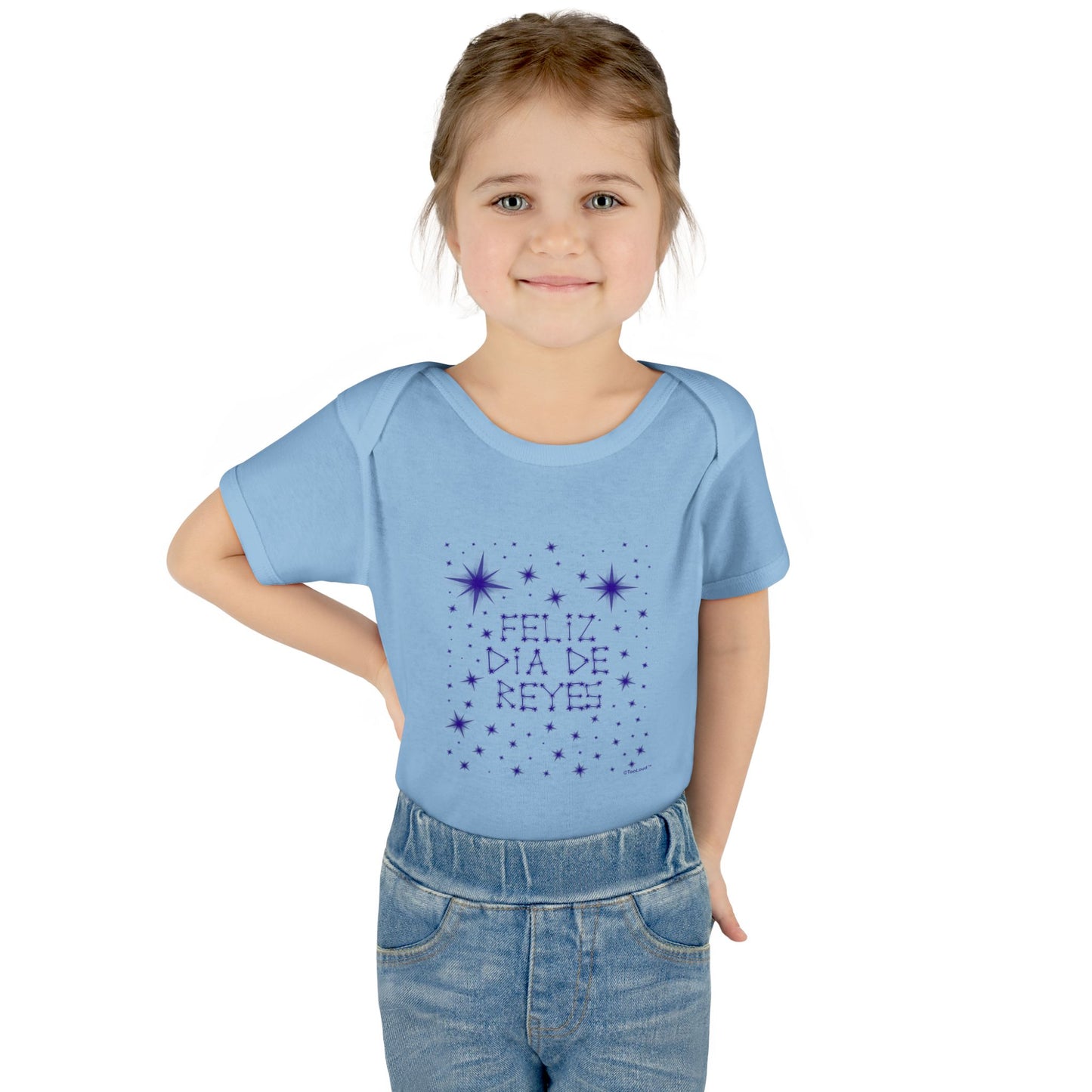 Feliz Dia de Reyes - Estrellas Brillantes Baby Romper Bodysuit by TOOLOUD