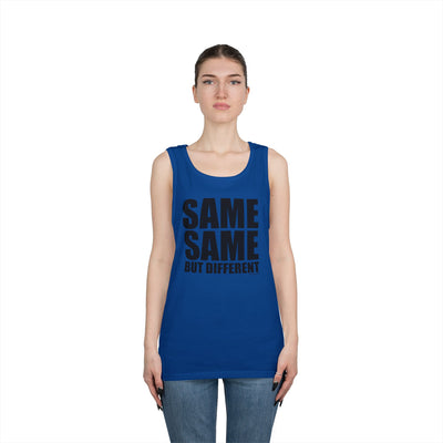 TOOLOUD Same Same But Different Unisex Heavy Loose Tank Top