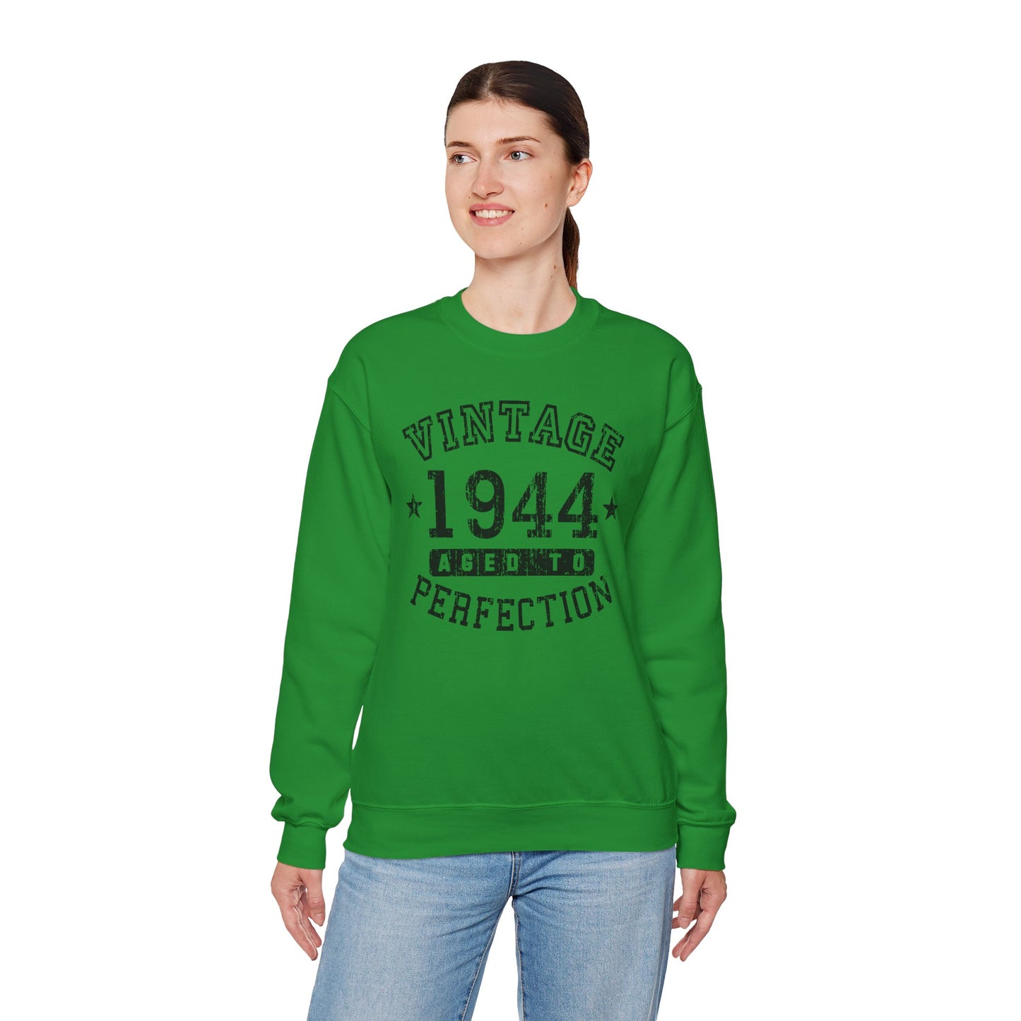 1944 - Vintage Birth Year Sweatshirt Adults Unisex by TOOLOUD