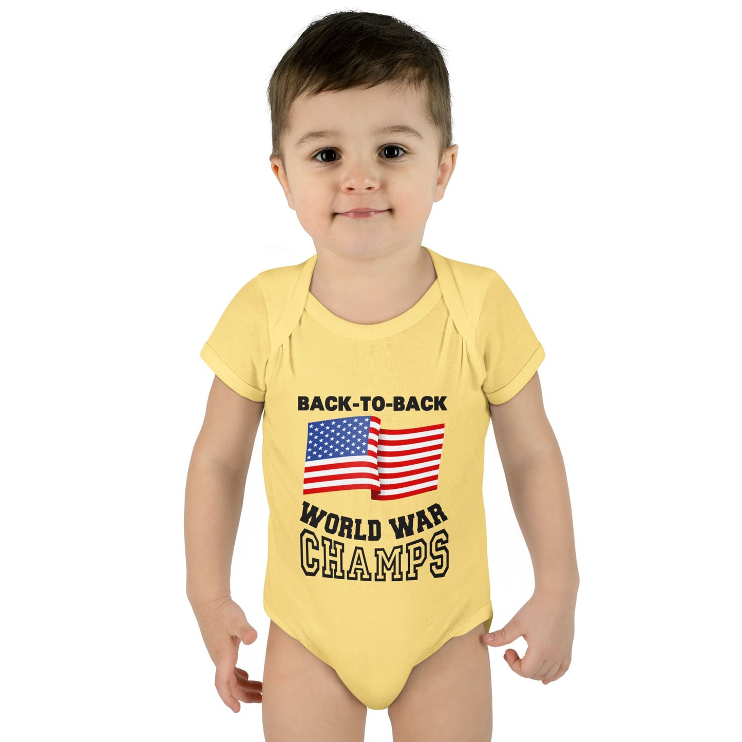 Back to Back World War Champs Infant Onesie by TOOLOUD