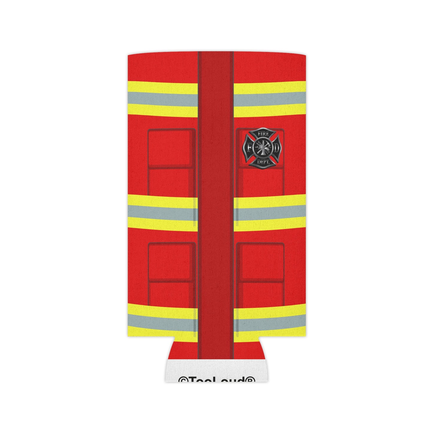 Firefighter Red AOP Can/Bottle Insulator Cooler Can or Slim by TOOLOUD