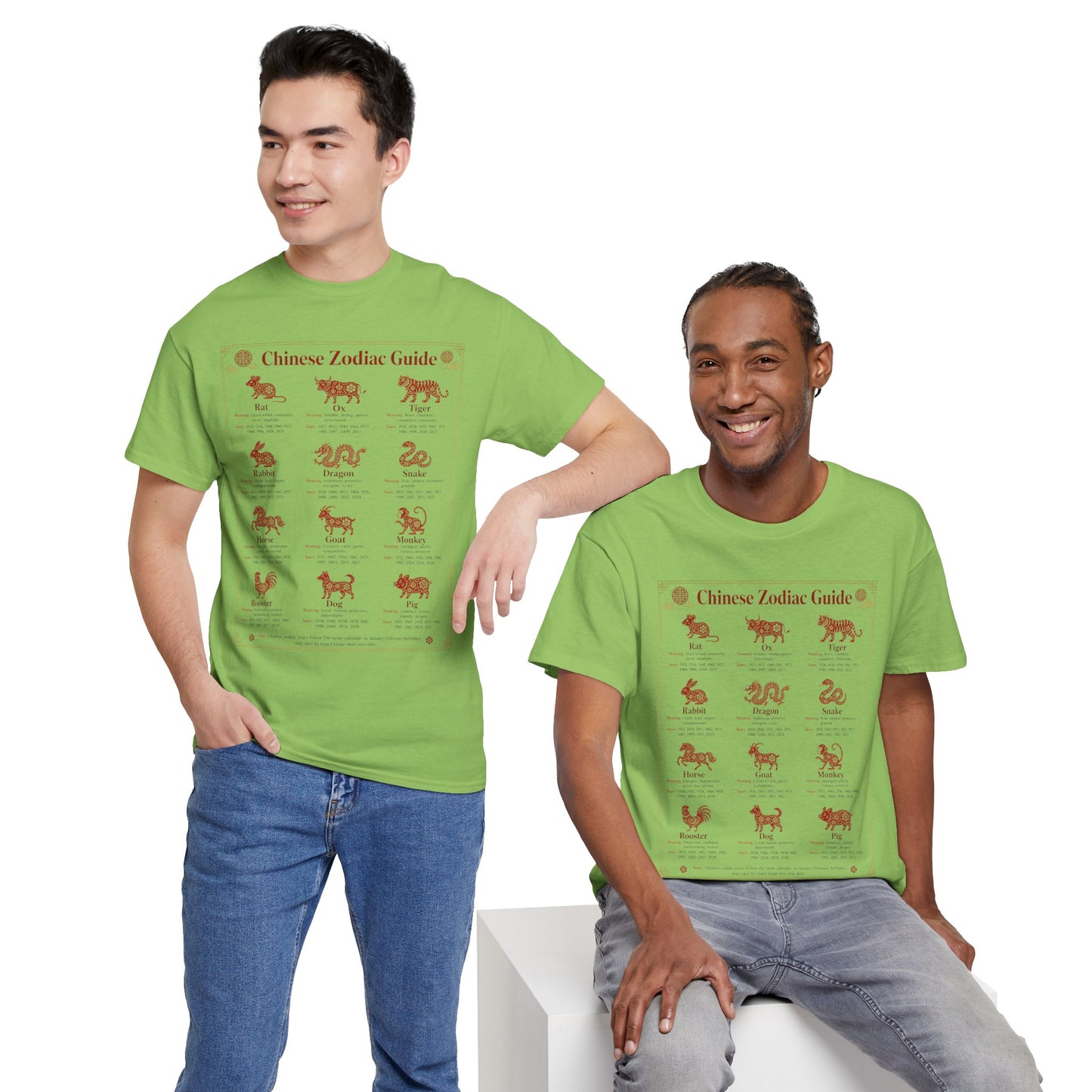 Chinese Zodiac Guide Design #2 T-Shirt by TOOLOUD