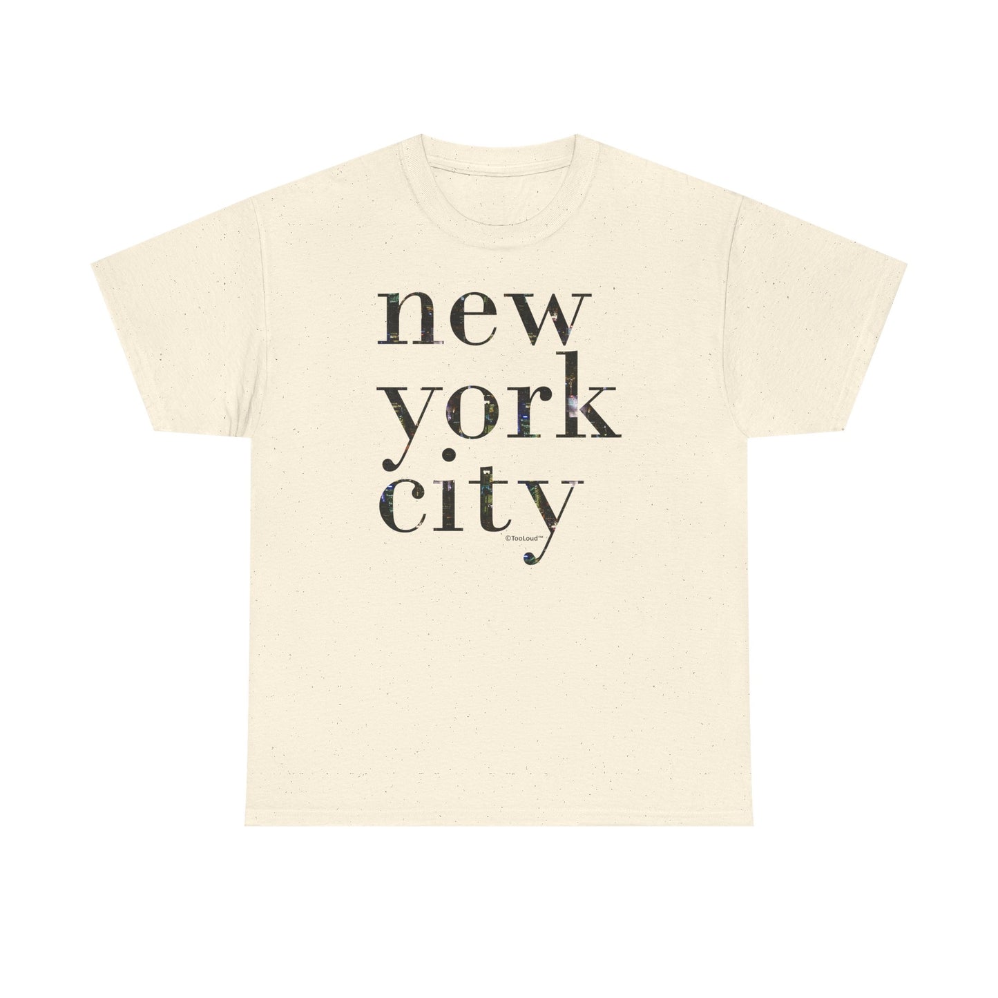 New York City – City Lights Adult T-Shirt by TOOLOUD