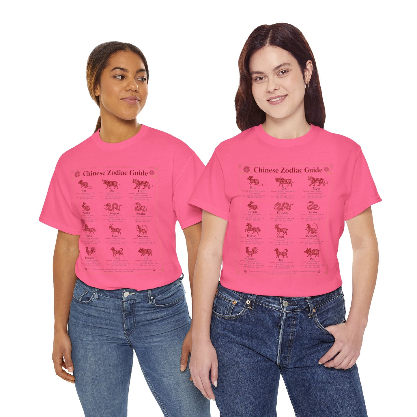 Chinese Zodiac Guide Design #2 T-Shirt by TOOLOUD