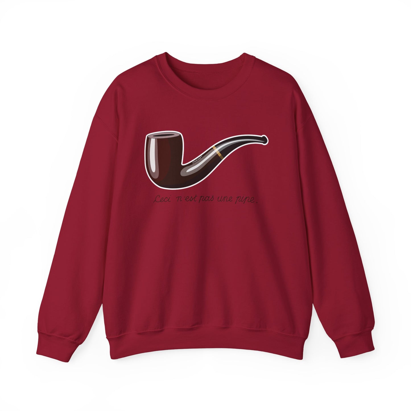 Ceci N’est Pas une Pipe Adult Sweatshirt by TOOLOUD