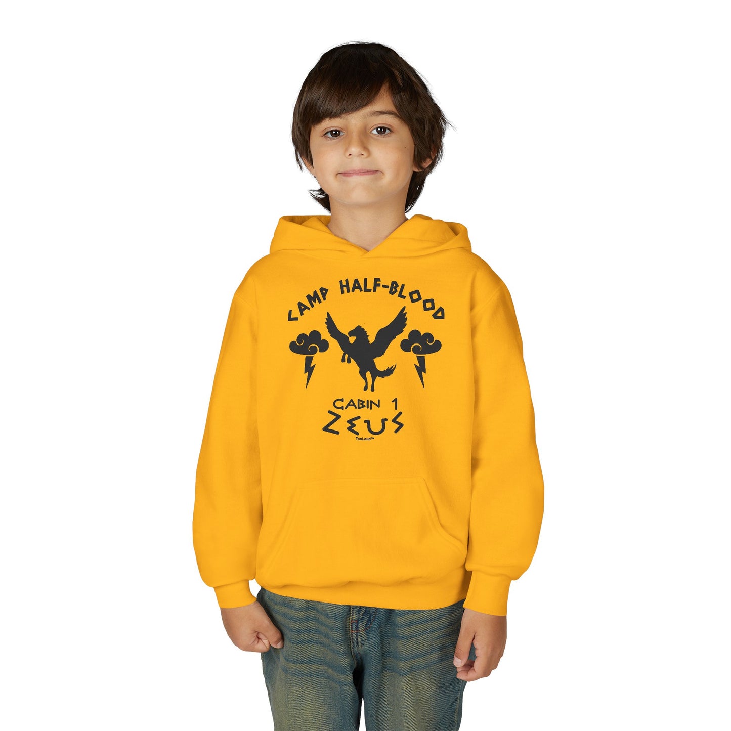 Camp Half Blood Cabin 1 Zeus Youth Children's Hoodie by TOOLOUD