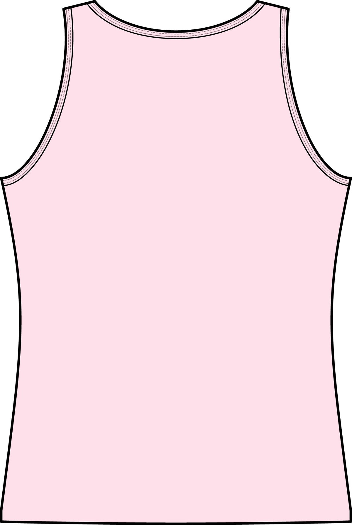 Black Skeleton Ribcage with Pink Heart Halloween Women's Tank Top by TOOLOUD