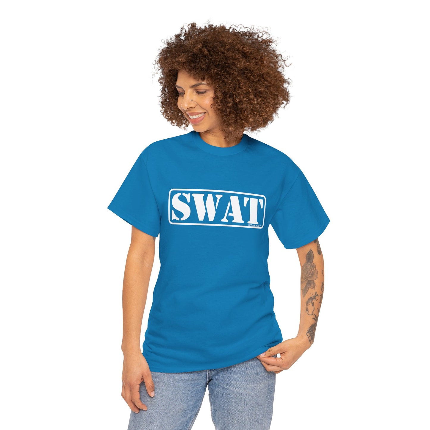 SWAT Team Logo – Text #2 Women’s Dark T-Shirt by TOOLOUD™