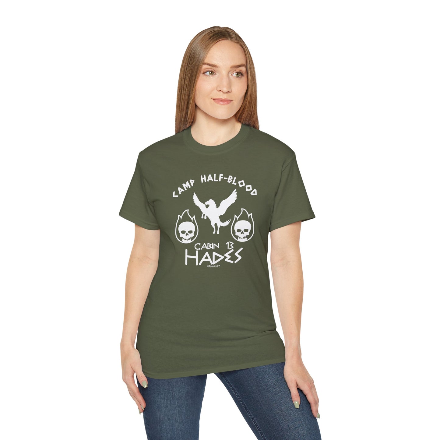 Cabin 13 Hades Camp Half Blood Women’s Dark T-Shirt by TOOLOUD