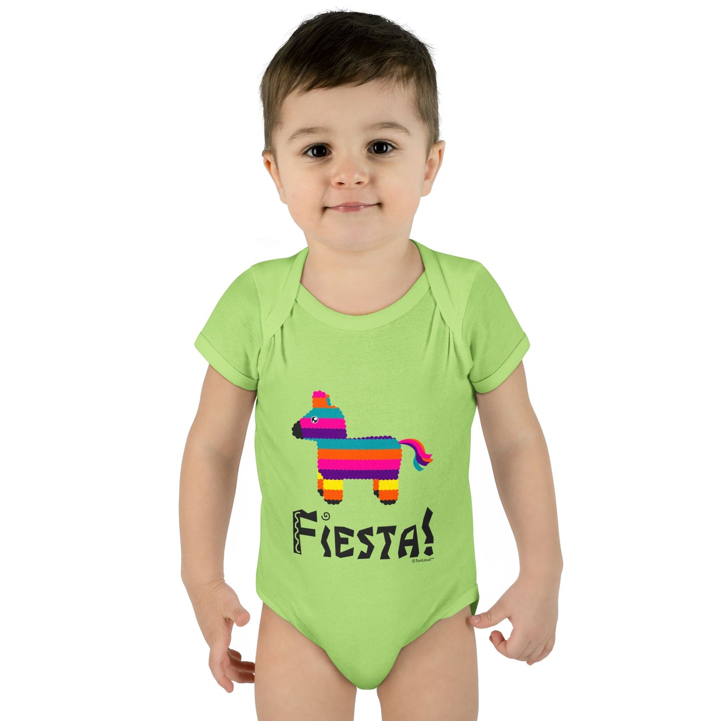 Colorful Piñata Design – Fiesta Baby Romper Bodysuit by TOOLOUD