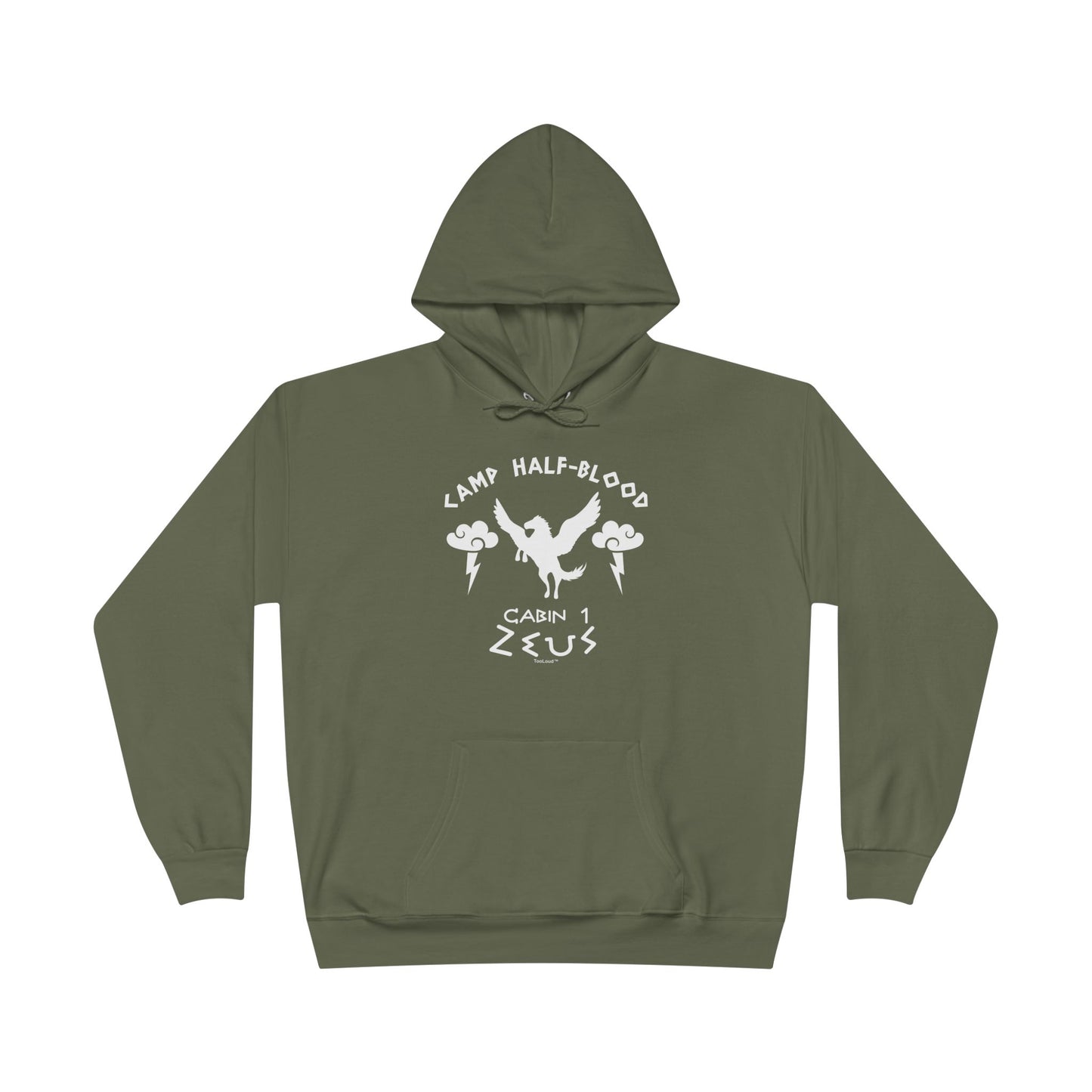 TOOLOUD Camp Half Blood Cabin 1 Zeus Dark Hoodie Sweatshirt
