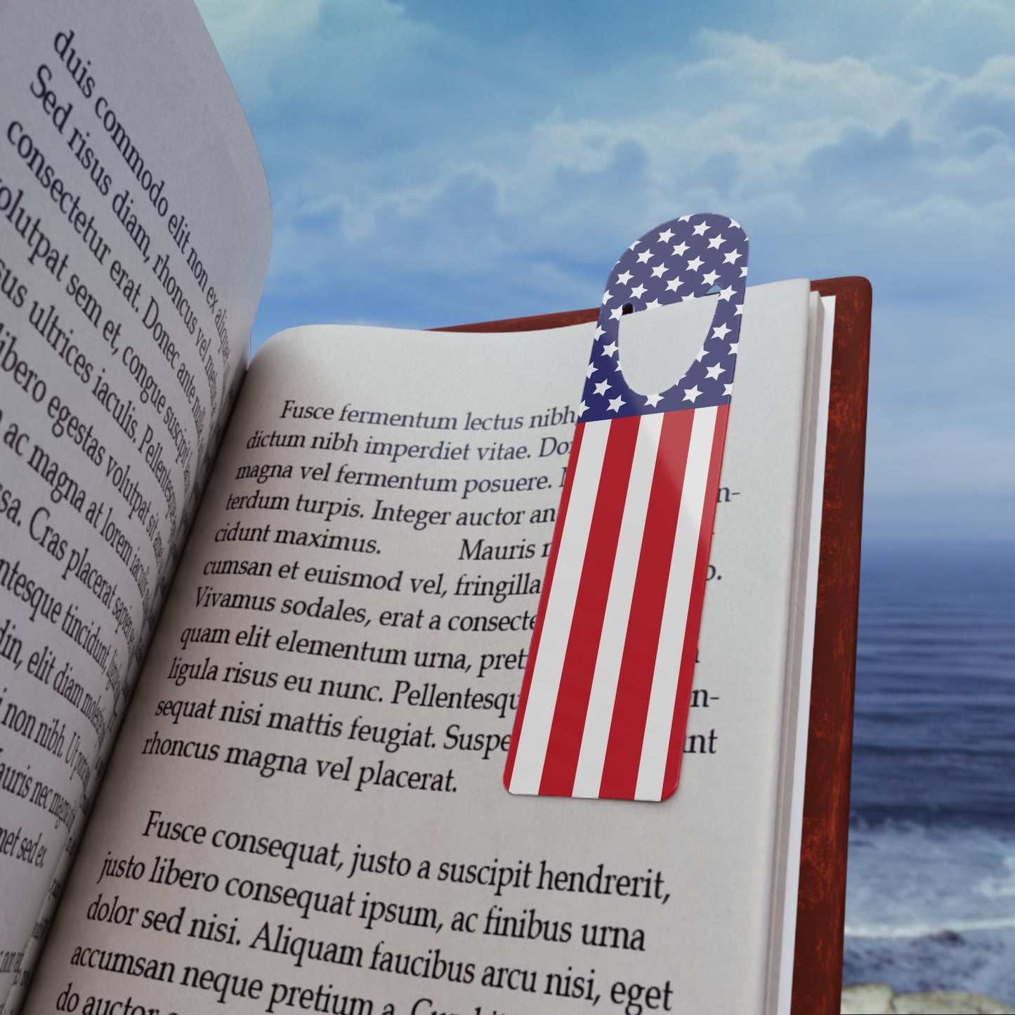 USA Flag AOP Long Bookmark Holder by TOOLOUD
