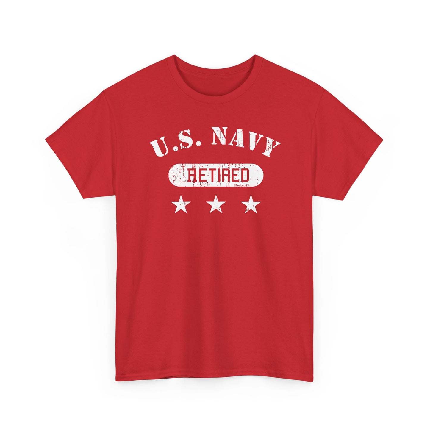 Retired Navy Adult Dark T-Shirt by TOOLOUD
