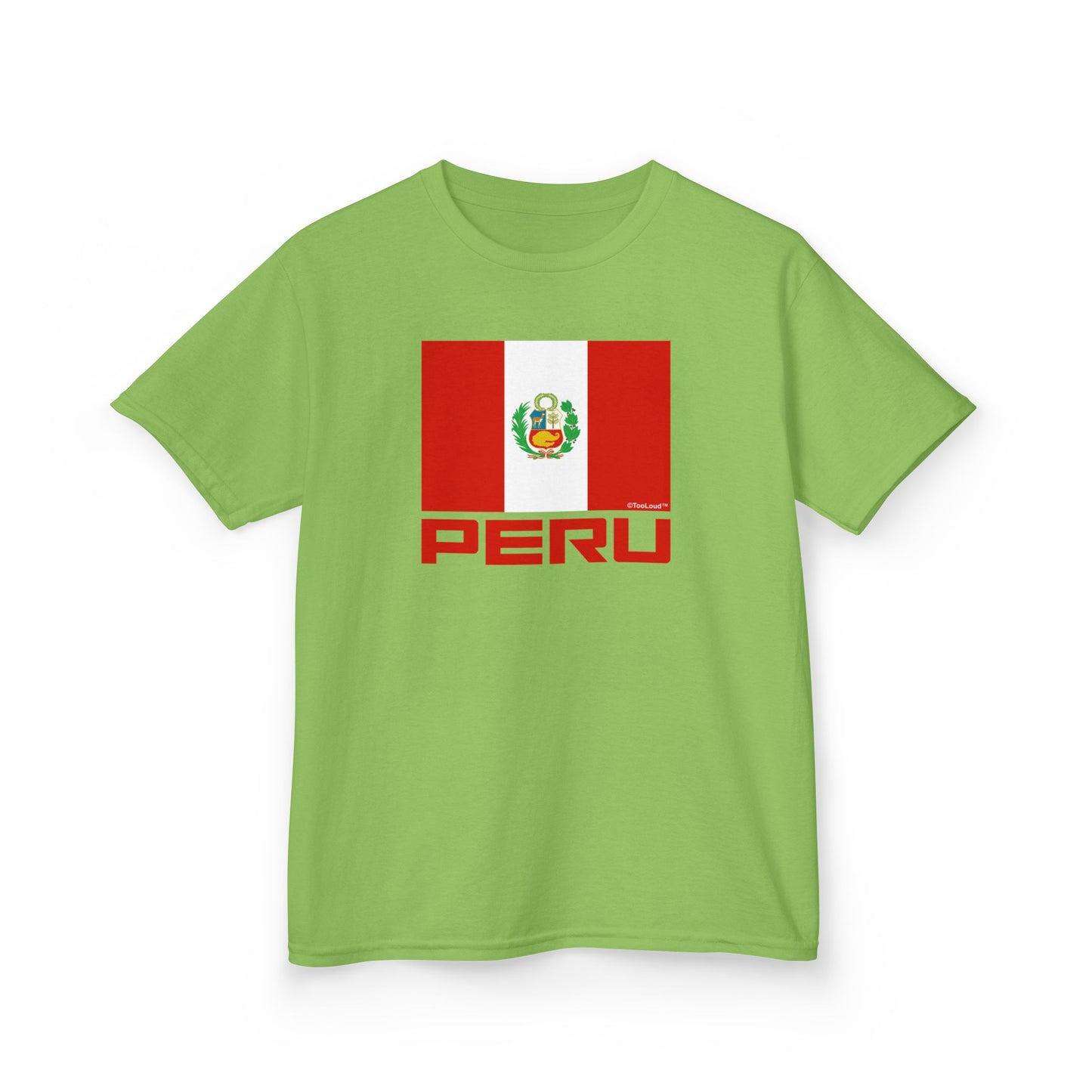 Peru Flag Children’s T-Shirt by TOOLOUD