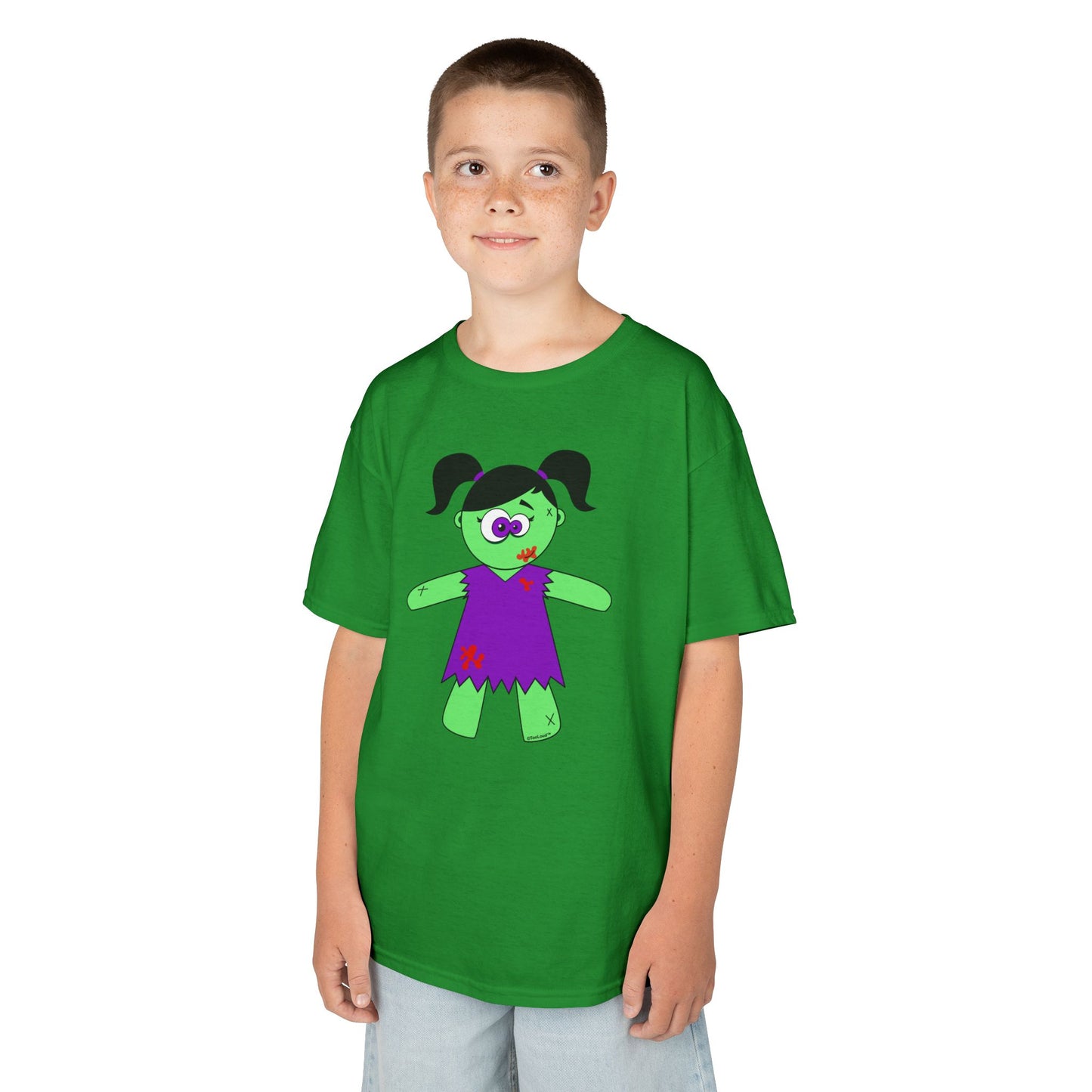 Zombie Girl Halloween Children’s T-Shirt by TOOLOUD